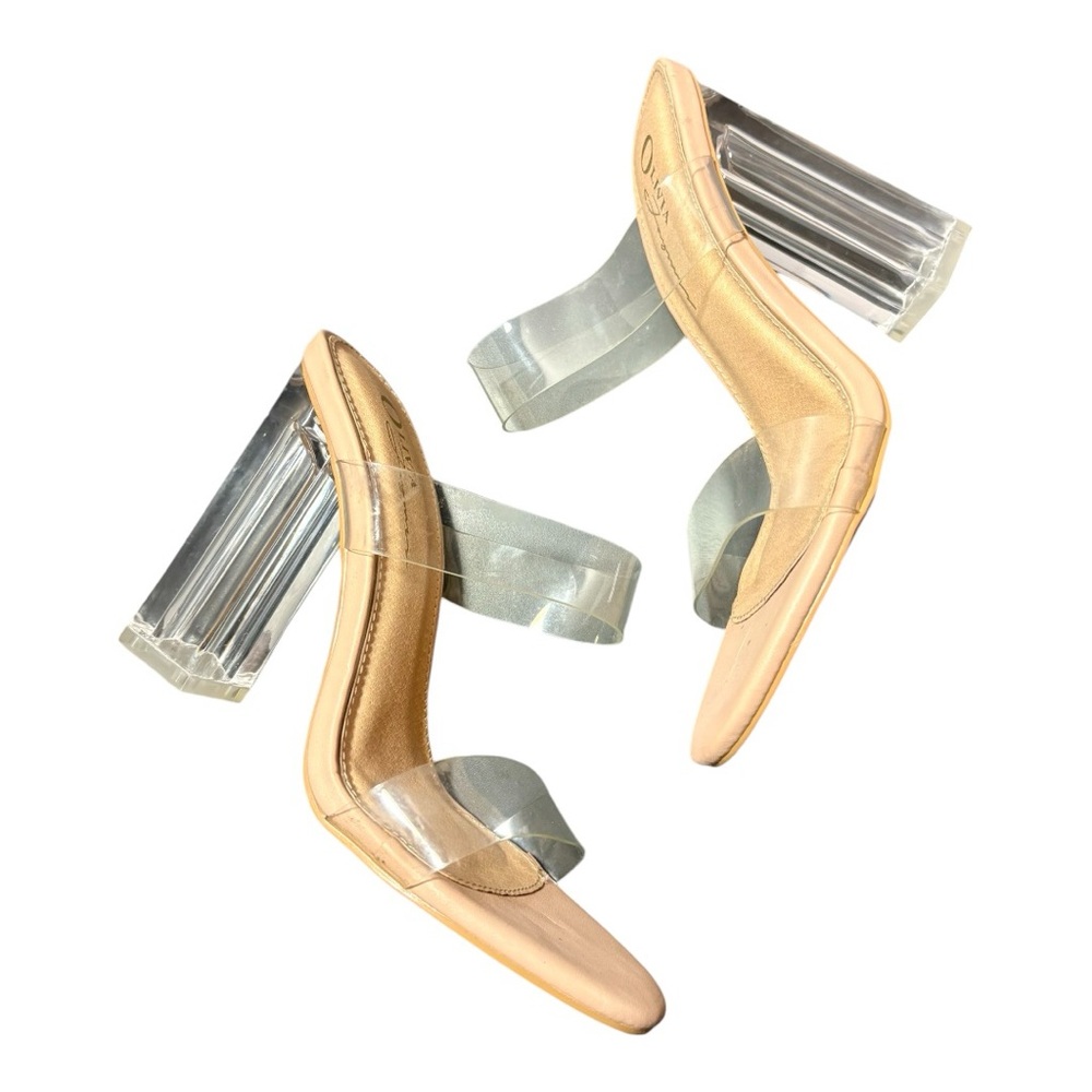 OLIVIA JAYMES North Nude Heel Sandal
